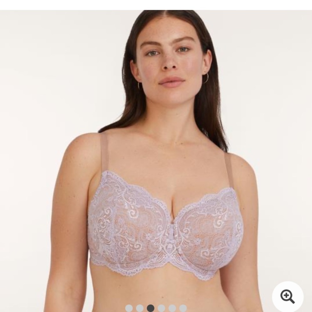 Third Love 24/7 Lace Balconette Bra 42E